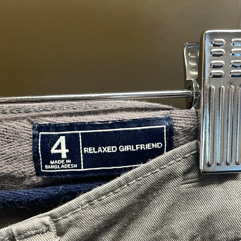 Gap Women's Relaxed Girlfriend
CottonSpandex Twill Taping Ankle Length Size 4 - Picture 4 of 4